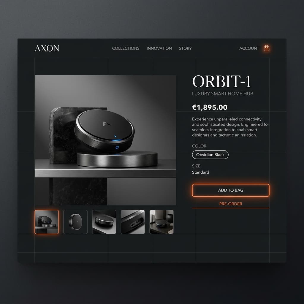 Premium E-commerce Showcase Mockup